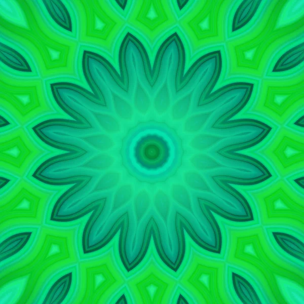 Esrarengiz neon parlayan geometrik soyut arkaplan. Fantezi fraktal kavramı