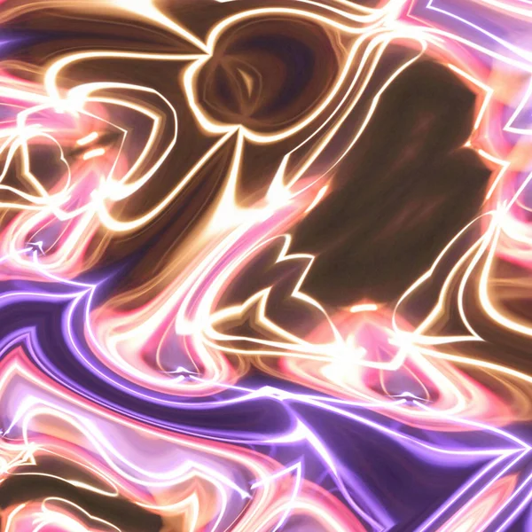 Esoterické Neonové Abstraktní Pozadí Fantasy Fraktální Koncept — Stock fotografie