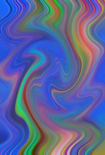 Kleurrijke Abstracte Achtergrond Fantasie Fractal Concept — Stockfoto