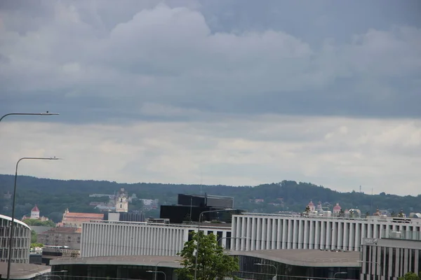 Urbanes Konzept Stadtbild Hintergrundansicht — Stockfoto