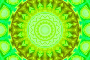 Esrarengiz neon soyut arka plan. Fantezi fraktal kavramı