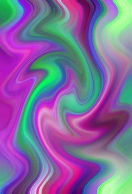 Esrarengiz neon soyut arka plan. Fantezi fraktal kavramı