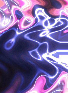 Ezoterik sihirli neon parlayan geometrik mandala fantezi fraktal. Soyut arkaplan.