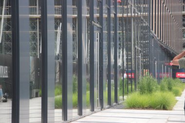 şehir konsepti, şehir manzarası arkaplan görüntüsü  