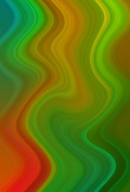 Esrarengiz neon parlayan geometrik soyut arkaplan. Fantezi fraktal kavramı