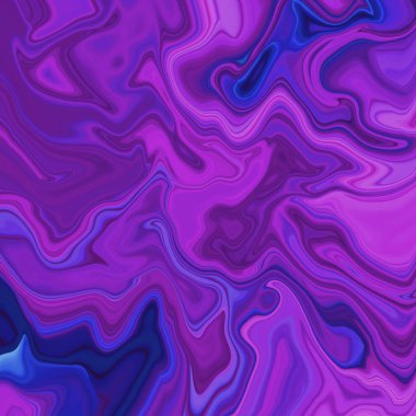 Esrarengiz neon parlayan geometrik soyut arkaplan. Fantezi fraktal kavramı