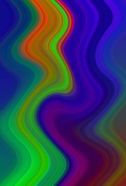 Soyut neon parıldayan fantezi arka planı. 