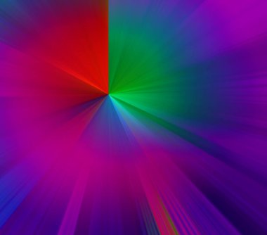 Ezoterik sihirli neon parlayan geometrik mandala fantezi fraktal. Soyut arkaplan. 