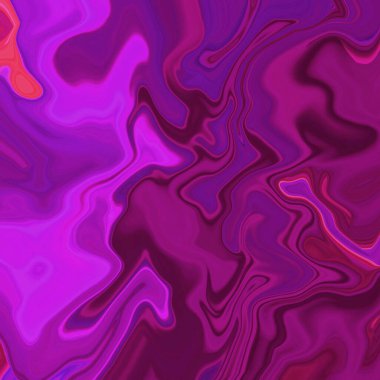 Esrarengiz neon parlayan geometrik soyut arkaplan. Fantezi fraktal kavramı