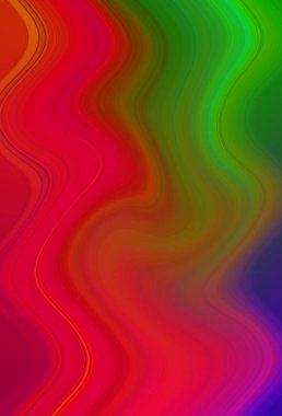 Esrarengiz neon parlayan geometrik soyut arkaplan. Fantezi fraktal kavramı