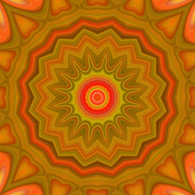 Esrarengiz neon soyut arka plan. Fantezi fraktal kavramı