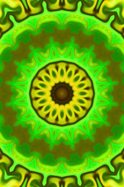 Soyut neon parıldayan fantezi arka planı. 