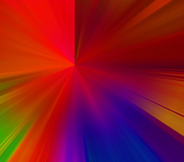 Esrarengiz neon parlayan geometrik soyut arkaplan. Fantezi fraktal kavramı