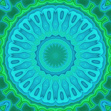 Esrarengiz neon soyut arka plan. Fantezi fraktal kavramı