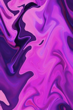 Esrarengiz neon parlayan geometrik soyut arkaplan. Fantezi fraktal kavramı