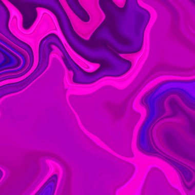 Esrarengiz neon parlayan geometrik soyut arkaplan. Fantezi fraktal kavramı