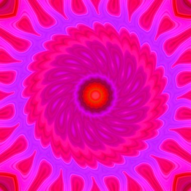 Esrarengiz neon soyut arka plan. Fantezi fraktal kavramı