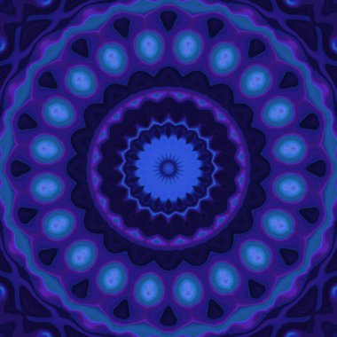 Esrarengiz neon soyut arka plan. Fantezi fraktal kavramı