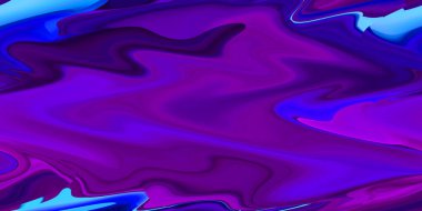 Esrarengiz neon parlayan geometrik soyut arkaplan. Fantezi fraktal kavramı