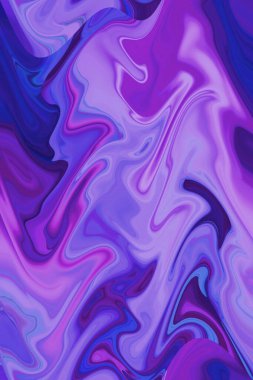 Esrarengiz neon parlayan geometrik soyut arkaplan. Fantezi fraktal kavramı