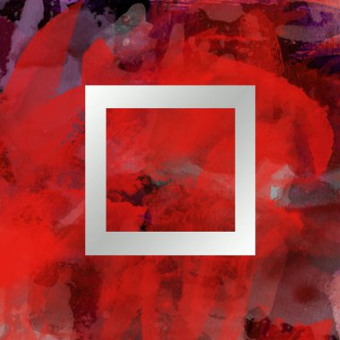 Soyut suluboya tasarımı, boyalı dokuya yakın çekim. Asgari arkaplan.