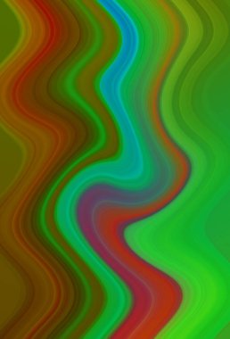 Esrarengiz neon parlayan geometrik soyut arkaplan. Fantezi fraktal kavramı