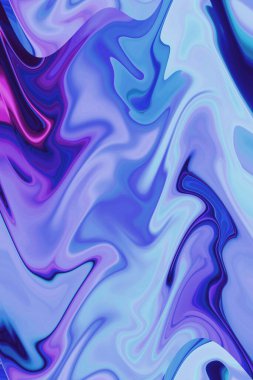 Esrarengiz neon parlayan geometrik soyut arkaplan. Fantezi fraktal kavramı