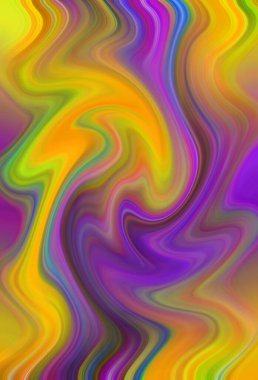 Esrarengiz neon parıldayan fantezi soyut arka plan. 