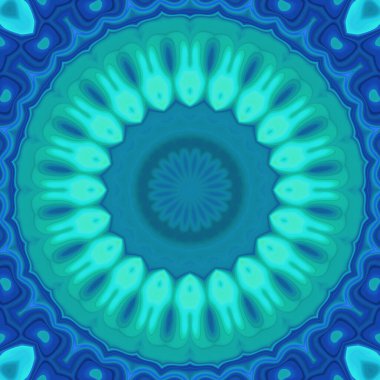 Esrarengiz neon soyut arka plan. Fantezi fraktal kavramı