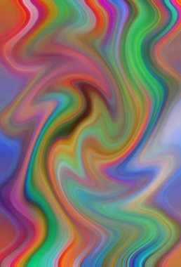 Esrarengiz neon soyut arka plan. Fantezi fraktal kavramı