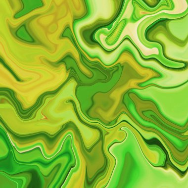 Esrarengiz neon parlayan geometrik soyut arkaplan. Fantezi fraktal kavramı