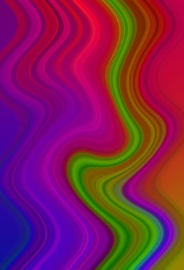 Esrarengiz neon parlayan geometrik soyut arkaplan. Fantezi fraktal kavramı