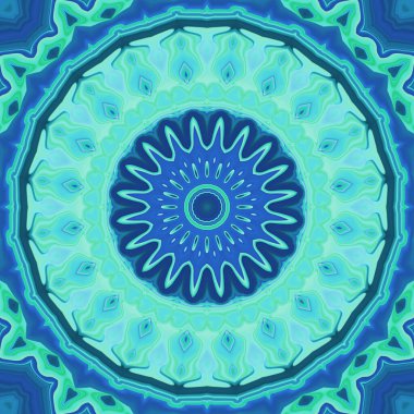 Esrarengiz neon parıldayan fantezi soyut arka plan. 