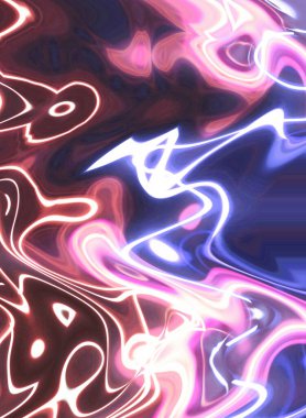 Ezoterik sihirli neon parlayan geometrik mandala fantezi fraktal. Soyut arkaplan.