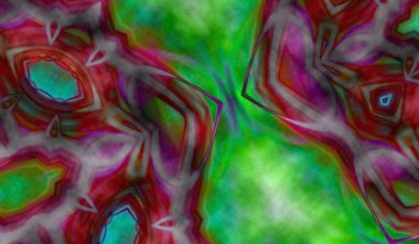 Esrarengiz neon parıldayan fantezi soyut arka plan. 