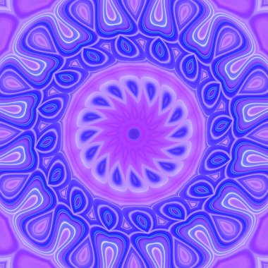 Esrarengiz neon soyut arka plan. Fantezi fraktal kavramı