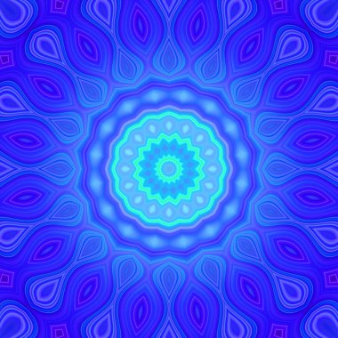 Esrarengiz neon soyut arka plan. Fantezi fraktal kavramı