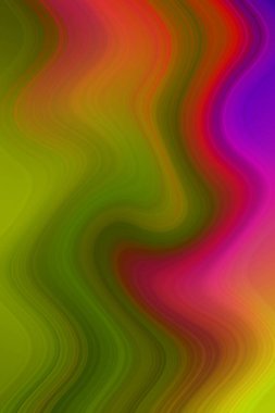 Esrarengiz neon parlayan geometrik soyut arkaplan. Fantezi fraktal kavramı