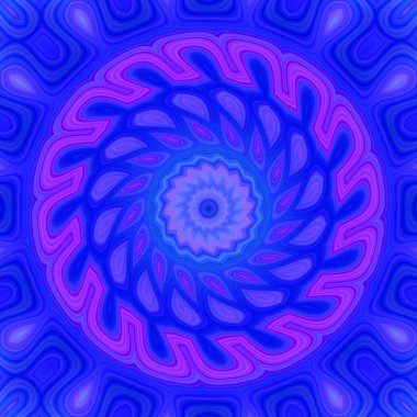 Esrarengiz neon soyut arka plan. Fantezi fraktal kavramı