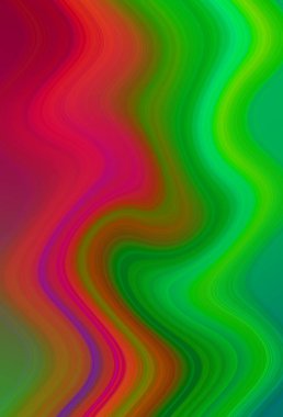 Esrarengiz neon parlayan geometrik soyut arkaplan. Fantezi fraktal kavramı