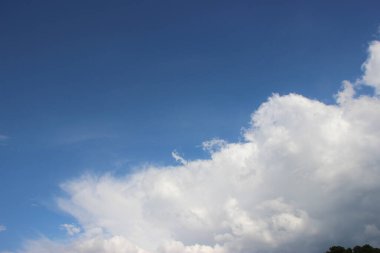 Bulutlu güzel akşam gökyüzü