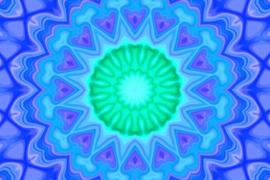 Esrarengiz neon soyut arka plan. Fantezi fraktal kavramı