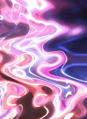 Ezoterik sihirli neon parlayan geometrik mandala fantezi fraktal. Soyut arkaplan.