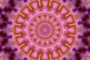 Esrarengiz neon parıldayan fantezi soyut arka plan. 