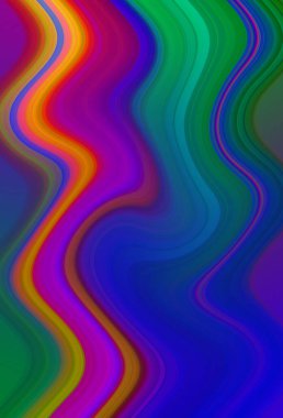 Esrarengiz neon soyut arka plan. Fantezi fraktal kavramı