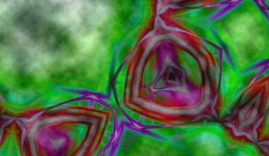 Soyut neon parıldayan fantezi arka planı. 