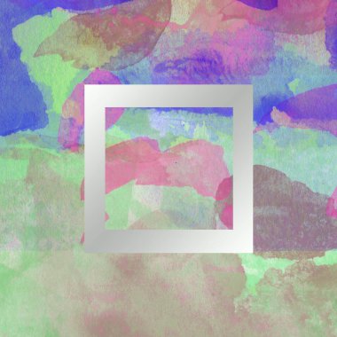 Soyut suluboya tasarımı, boyalı dokuya yakın çekim. Asgari arkaplan.