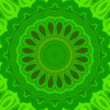 Esrarengiz neon soyut arka plan. Fantezi fraktal kavramı