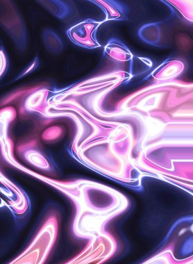 Esrarengiz neon parıldayan fantezi soyut arka plan. 
