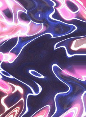 Esrarengiz neon parıldayan fantezi soyut arka plan. 